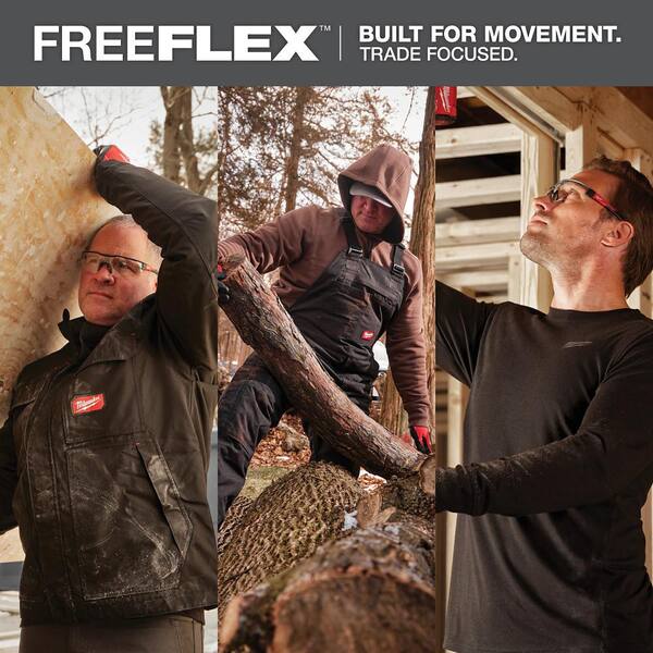 Milwaukee Men's 30 in. x 30 in. Black FREEFLEX Tech Work