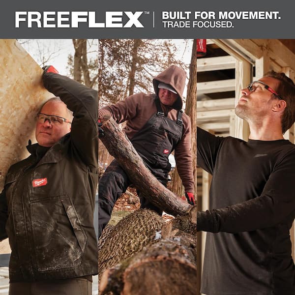 Milwaukee Men's 36 in. x 30 in. Black FREEFLEX Tech Work