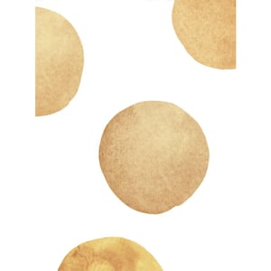 Watercolor Gold Dots Vinyl Wall Stickers