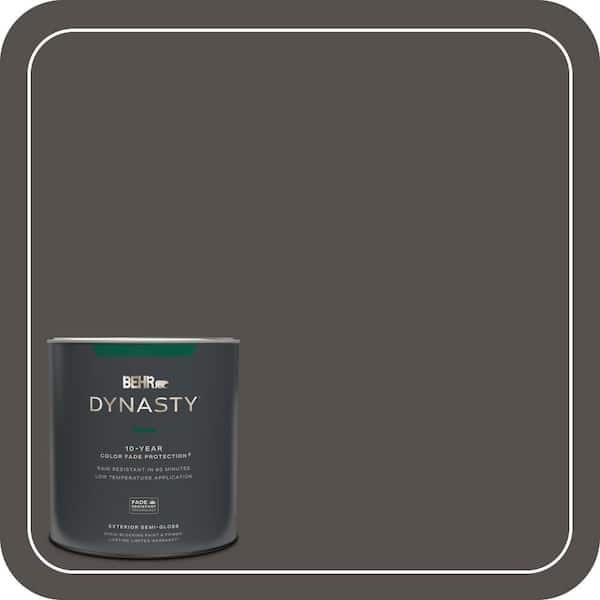 BEHR DYNASTY 1 qt. #790F-7 Dark Cavern Semi-Gloss Exterior Stain-Blocking Paint & Primer