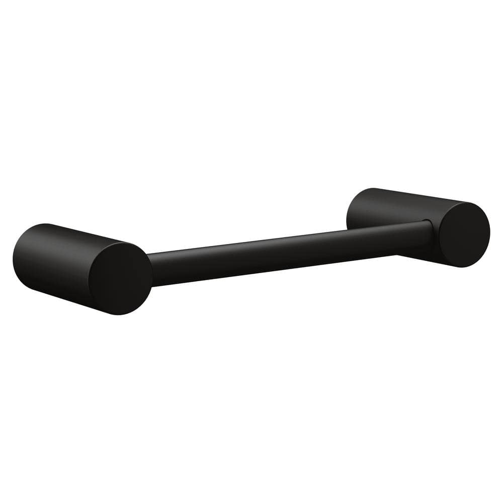 Полотенце черный матовый. Черные крючки штанга для ванной. ECA Shower head Hook - Matt Black.