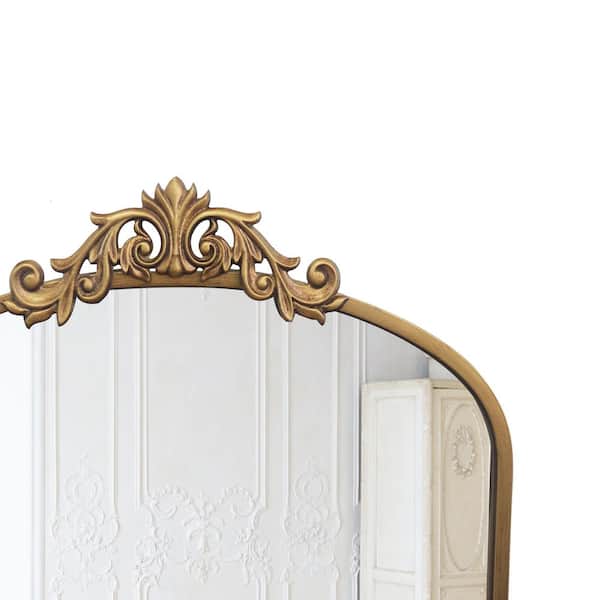 Seafuloy Antique Brown 24 in. W x 43 in. H Vintage Arched Floor