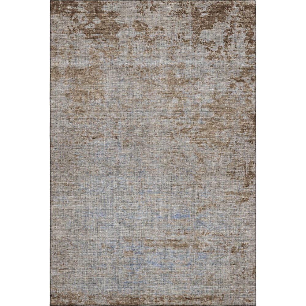 Mayfield Premium Machine Washable Abstract AMF1901 Taupe 9 ft. x 12 ft. Area Rug price history on PriceWatchPro