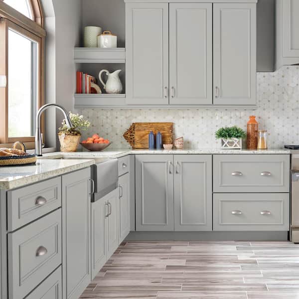1 gal. #MQ2-59 Silver City Semi-Gloss Enamel Interior/Exterior Cabinet, Door & Trim Paint
