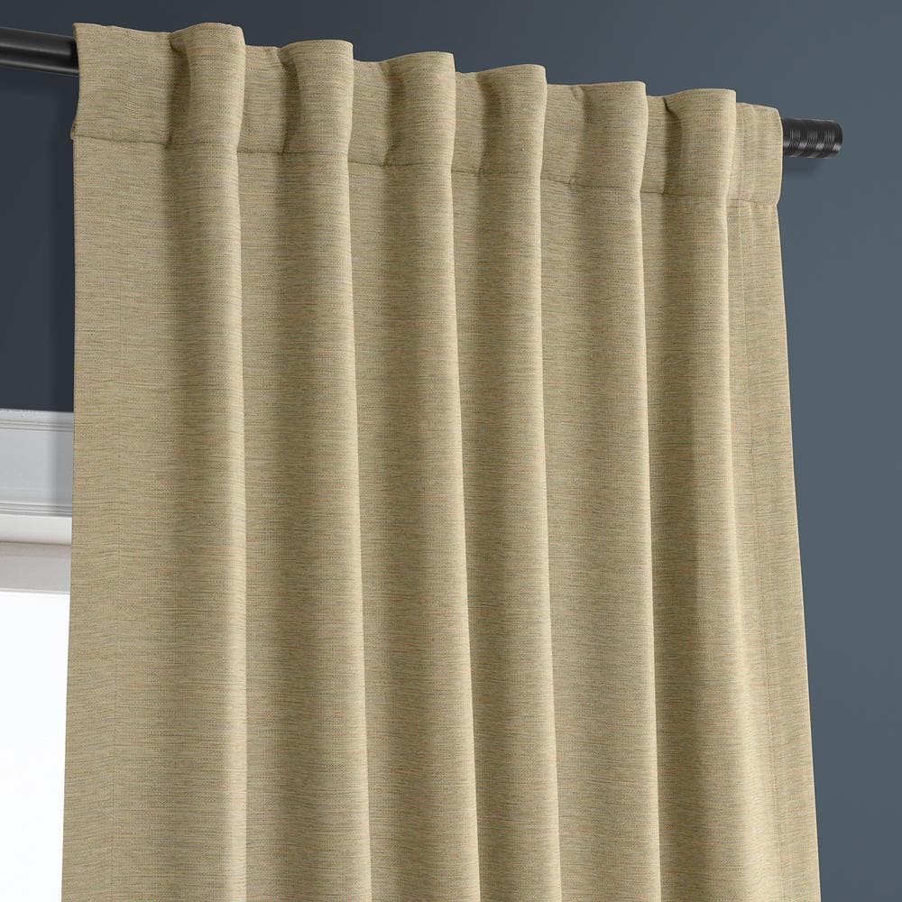 Candlelight Polyester Blackout Puddle Length Drape Panel