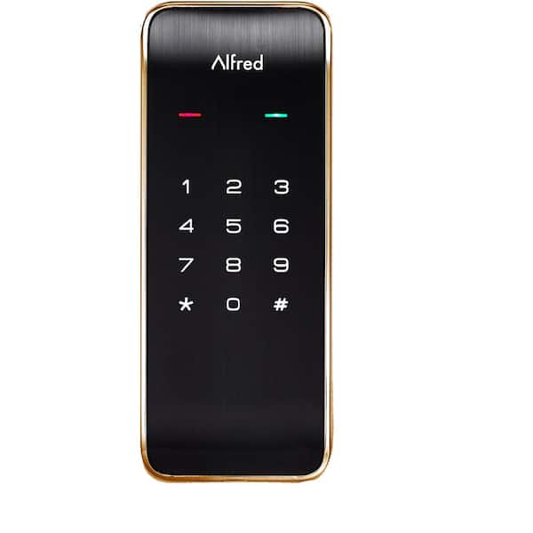 Alfred DB2 Gold Smart 1-Sided Keyless Electronic Deadbolt Lock