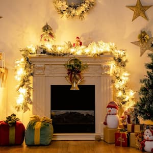 9 ft. Pre-Lit Artificial Christmas Garland