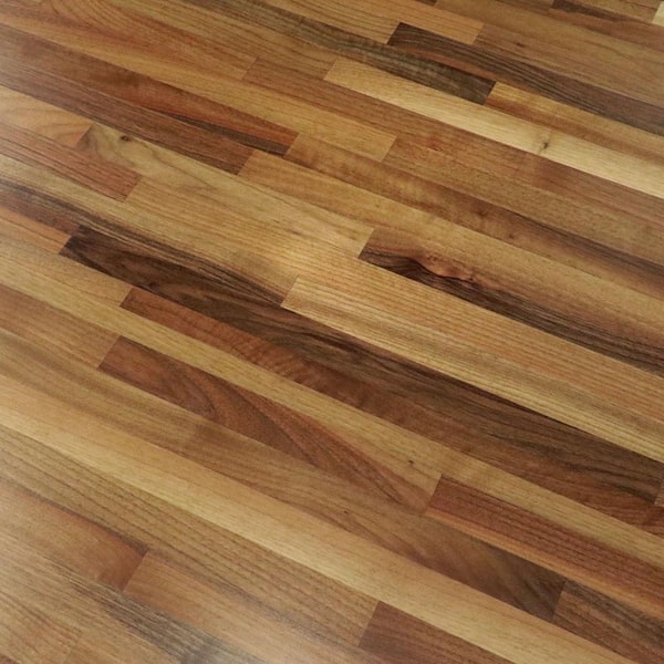 HARDWOOD REFLECTIONS 8 ft. L x 25 in. D UV Finished Saman Solid