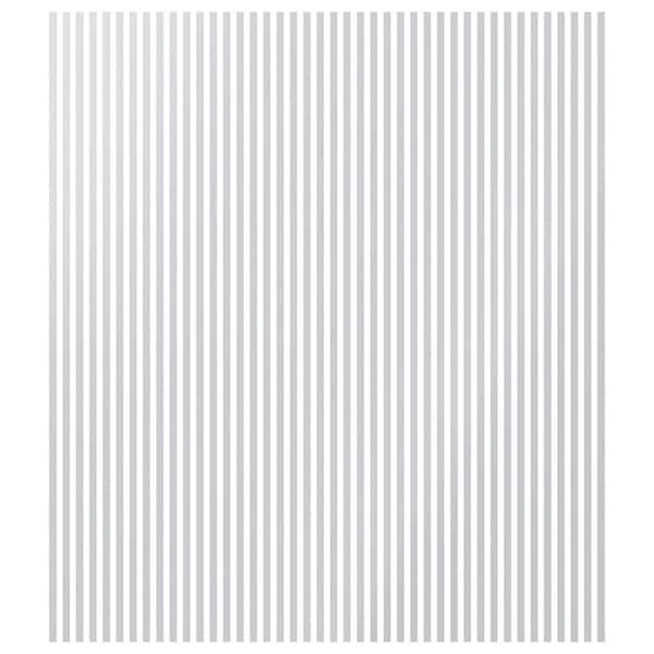 Adjustable Slat Wall 1/8 in. T x 1 ft. W x 8 ft. L White Acrylic Decorative Wall Paneling (42-Pack)