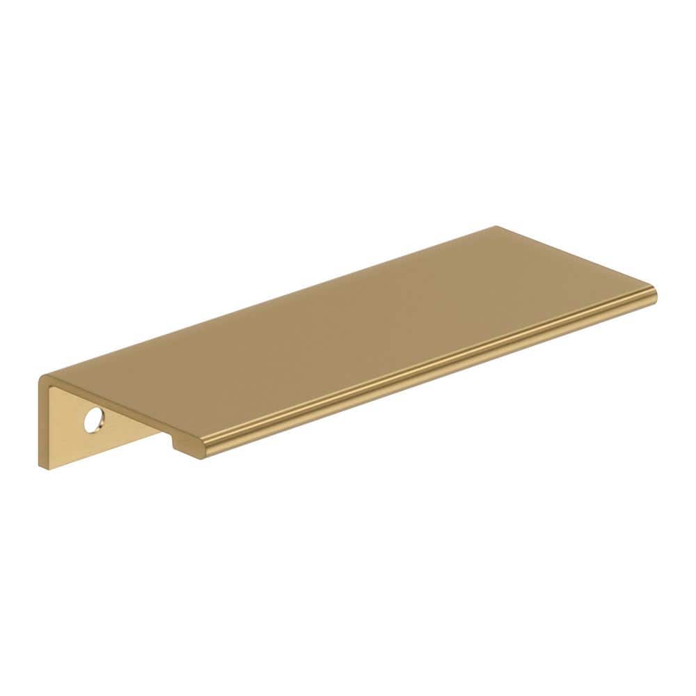 Streamline II 4 in. Center-to-Center (102mm) Modern Champagne Bronze Cabinet Edge Pull price history on PriceWatchPro