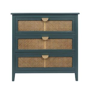 Anky 31.5 in. W x 14.97 in. D x 30.71 in. H Green MDF Freestanding Bathroom Linen Cabinet in Green