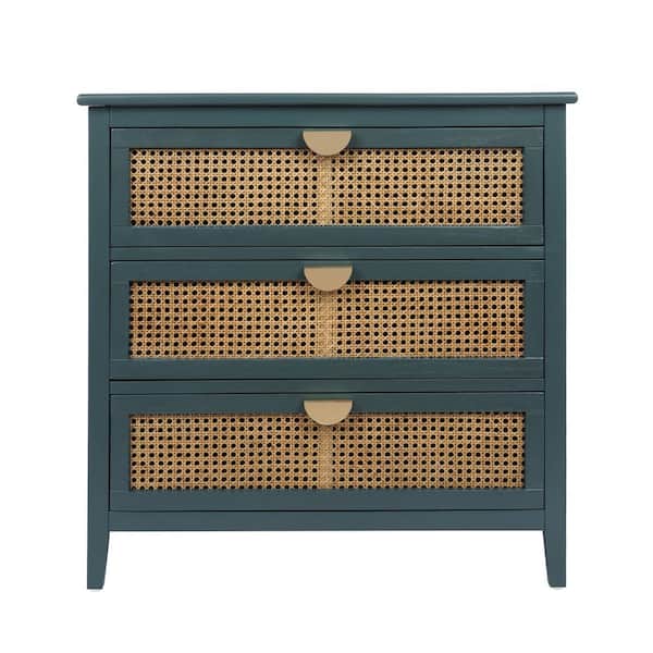 Miscool Anky 31.5 in. W x 14.97 in. D x 30.71 in. H Green MDF Freestanding Bathroom Linen Cabinet in Green