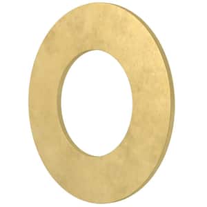 1/2 in. Brass Flat Washer (6-Pack)