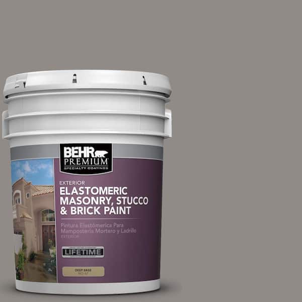 5 gal. #MS-85 Twilight Falls Elastomeric Masonry, Stucco and Brick Exterior Paint