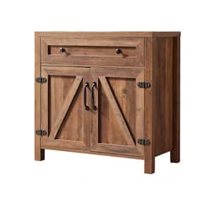 30 in. Rustic Console Table with Drawer and Storage for Entryway Hallway and Living Room