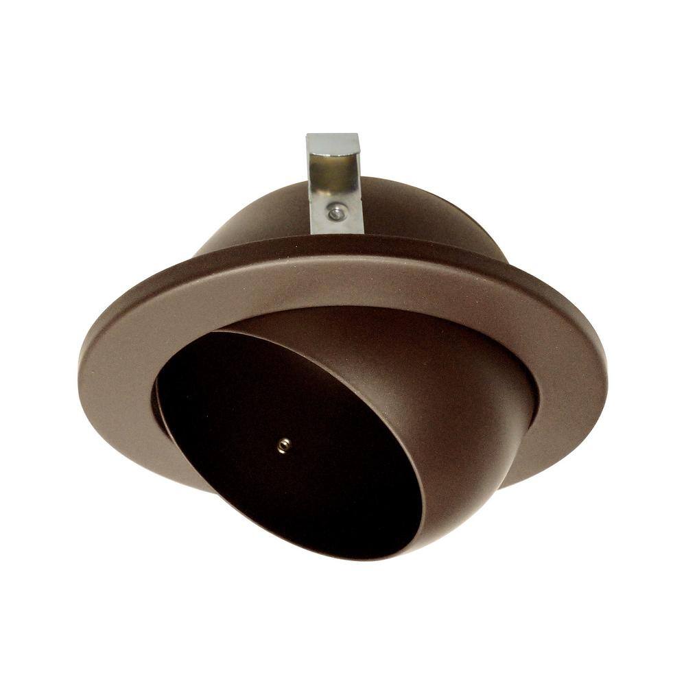 4-Inch Oil-Rubbed Bronze Adjustable Eyeball Recessed Trim