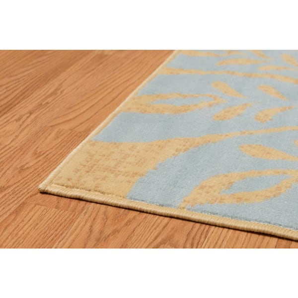 Dallas Trouseau Blue 5 ft. x 7 ft. Indoor Area Rug