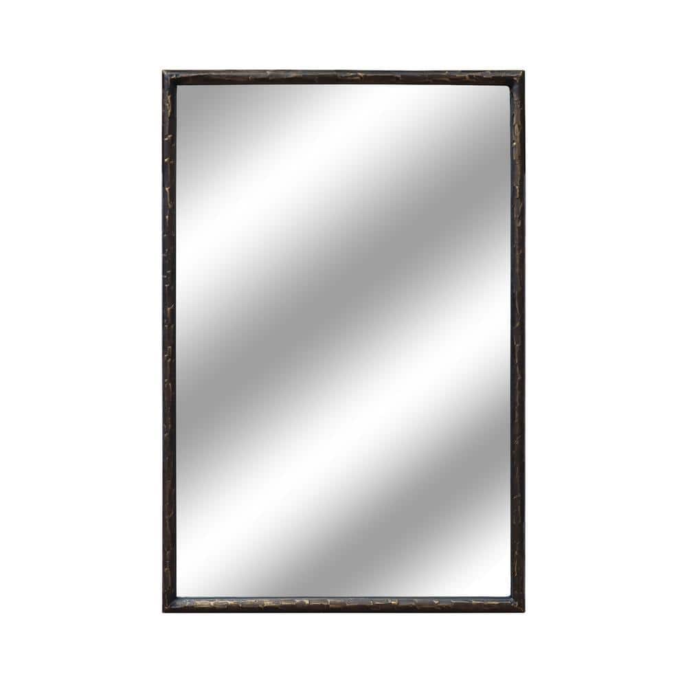 PARISLOFT Antique Black 24 in. W x 36 in. H Vintage Rectangle