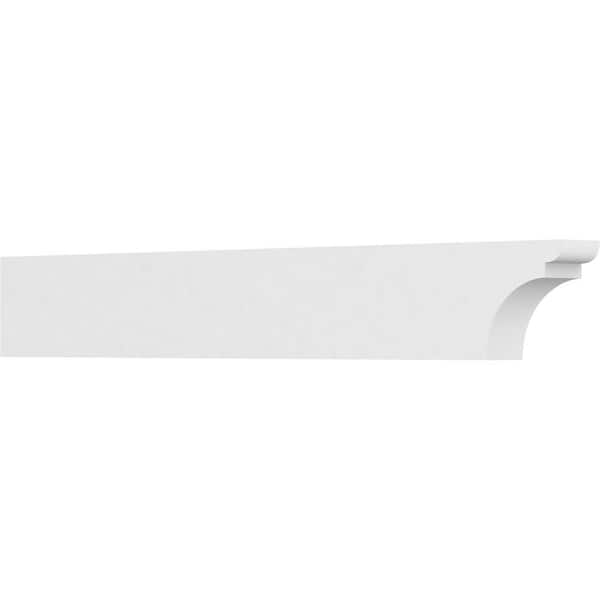 Ekena Millwork 3 in. x 6 in. x 42 in. Yorktown PVC Rafter Tail Brace