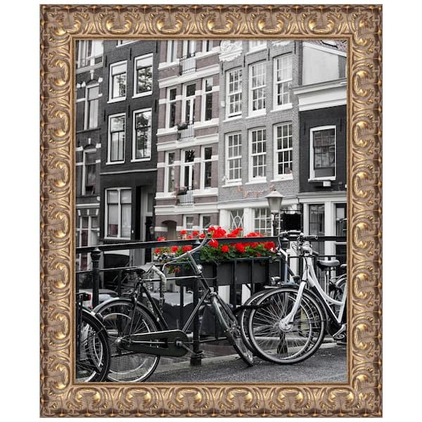 Amanti Art Florentine Gold Wood Picture Frame Opening Size 16 x 20 in.