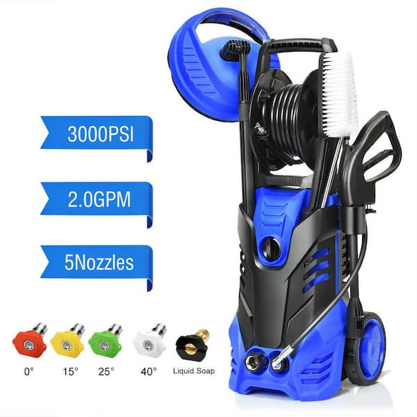 Newest 3000PSI 1.8GPM Electric Pressure Washer High Power Water Cleaner Sprayer_ 