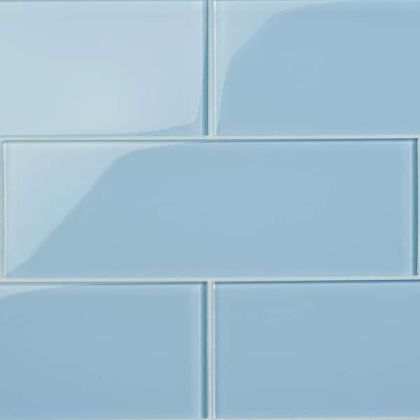 Ivy Hill Tile Contempo Blue Gray, Blue Gray Ceramic Subway Tile
