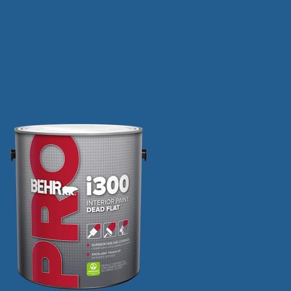1 gal. #S-G-570 Sapphire Lace Dead Flat Interior Paint