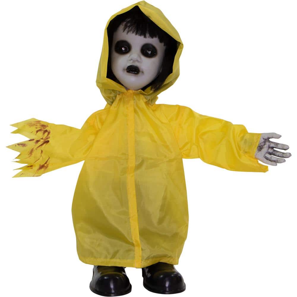 2 ft. Ralphie the Animated One-Handed Zombie Boy, Indoor or Covered Outdoor Halloween Decoration, Battery Operated price history on PriceWatchPro