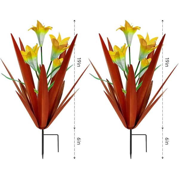 Cubilan Metal Agave Plant Outdoor Decoration Outdoor Garden