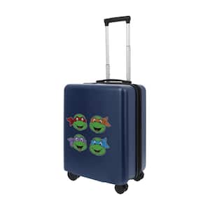 PARAMOUNT TMNT 22 .5 in. BLUE CARRY-ON LUGGAGE SUITCASE