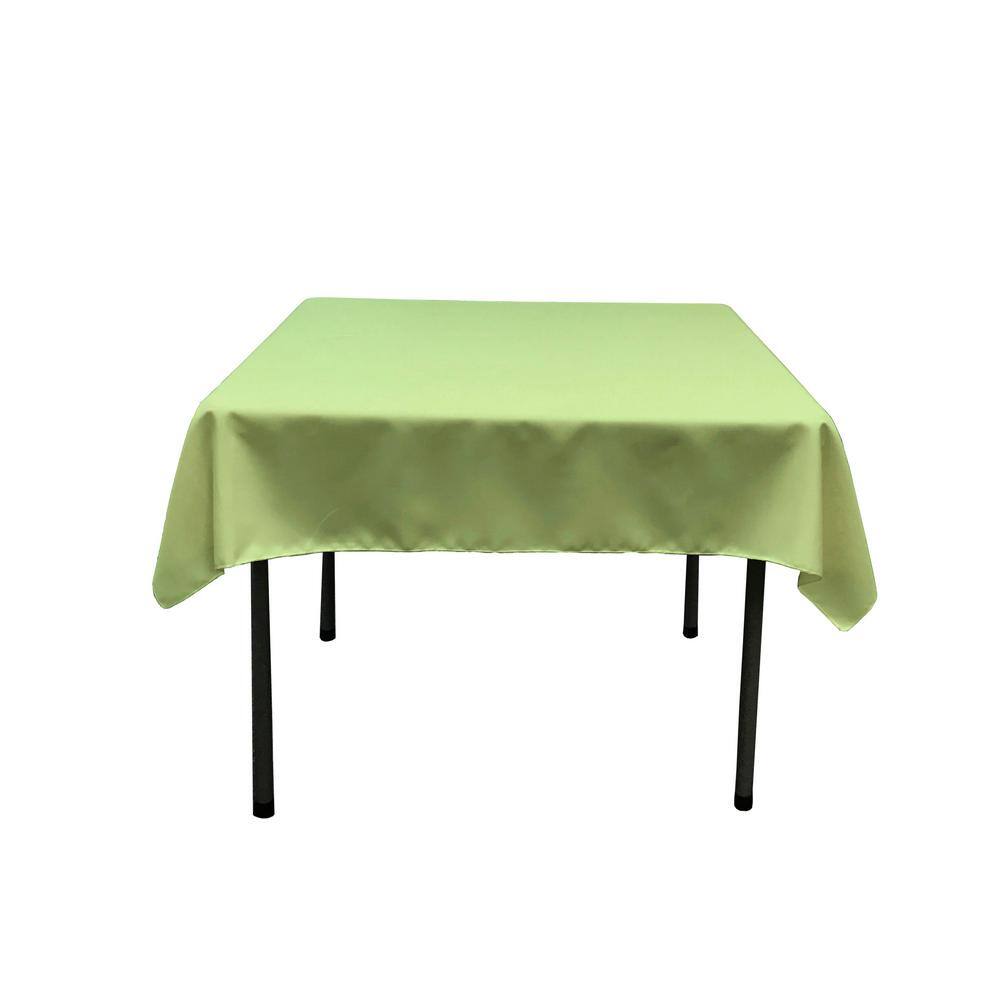 52 in. x 52 in. Sage Polyester Poplin Square Tablecloth price history on PriceWatchPro