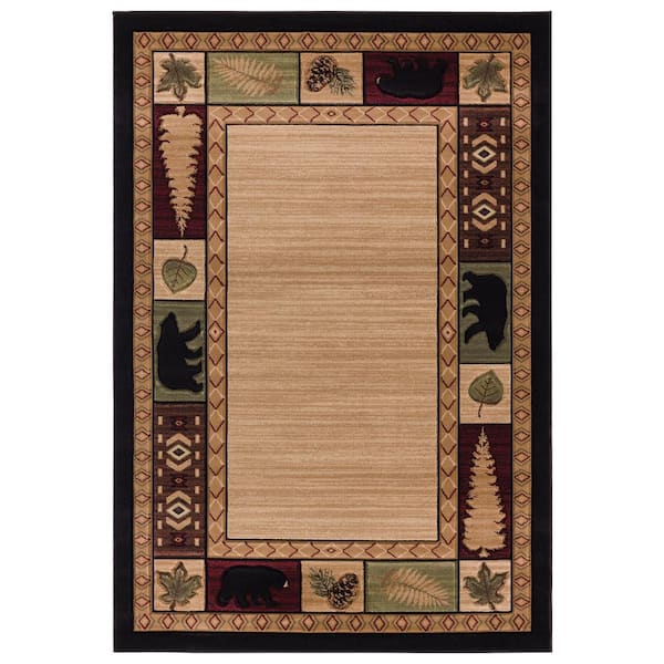 United Weavers Cottage Homestead Beige 7 ft. 10 in. x 10 ft. 6 in. Area Rug
