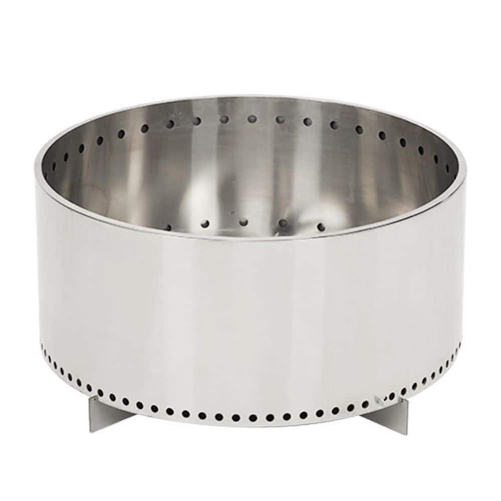 27 in. Smokeless Stainless Steel Outdoor Fire Pit with Removable Ash Pan, 360° Airflow, Stand, Wood Burning price history on PriceWatchPro