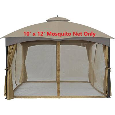 Universal 10 ft. x 12 ft. Gazebo Replacement Mosquito Netting (Mosquito Net Only)