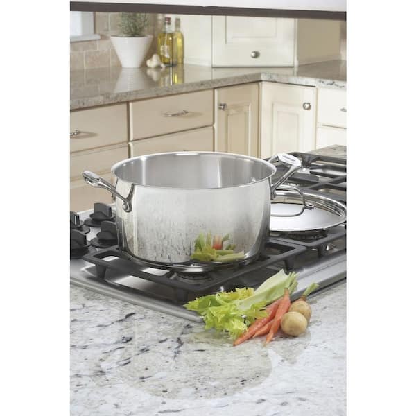 Cuisinart Chef's Classic 6 qt. Stainless Steel Sauce Pot with Lid 744-24 -  The Home Depot