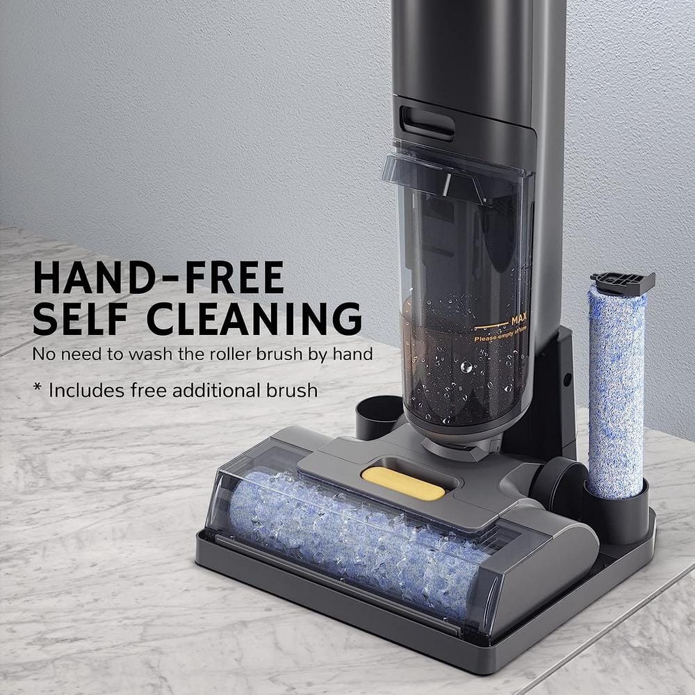 Dark Gray Cordless Stick Vacuum with HEPA Filter