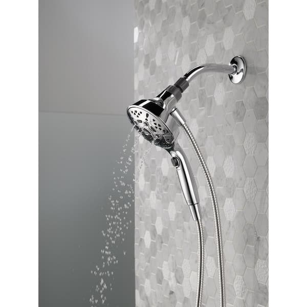 Single Wall Mount Handheld H2Okinetic Shower DELTA SureDock 7-Spray 5 in NEW! 