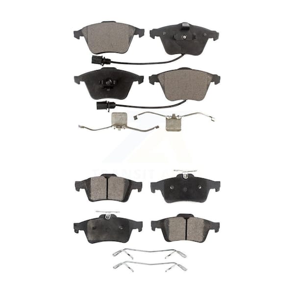 TEC Front Rear Ceramic Brake Pads Kit For Saab 9-3 9-3X KTC-100070