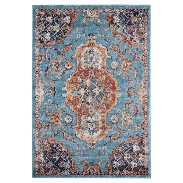 United Weavers Bali Melaya Turquoise 2 ft. 7 in x 7 ft. 2 in. Area Rug