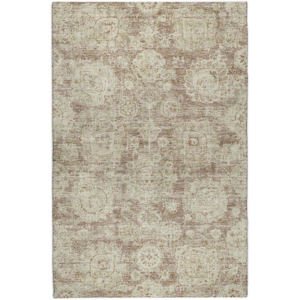 Dream Shag Premium Machine Washable Abstract ADS634 Mocha 9 ft. x 12 ft. Area Rug price history on PriceWatchPro