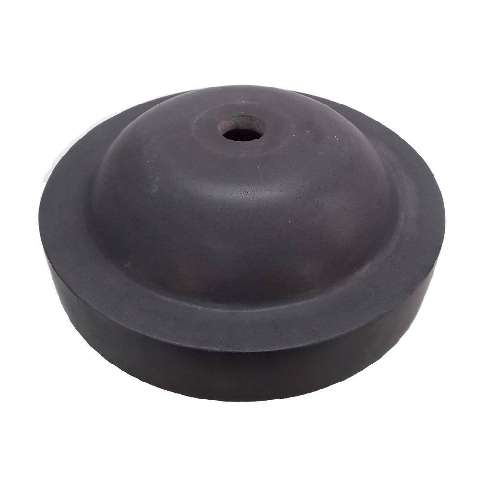 Eden 17'' Black Lava Stone Undermount Circular Sink
