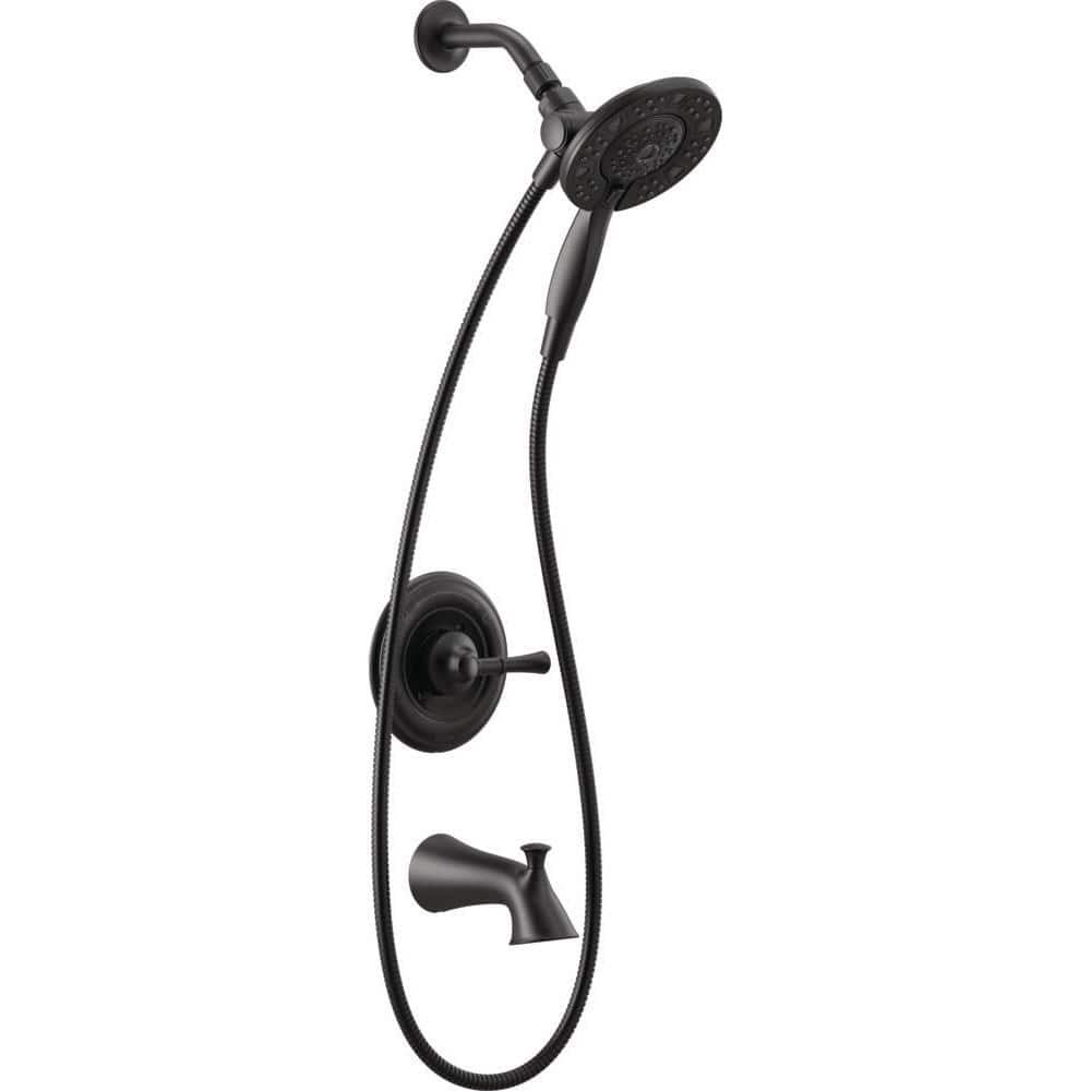 Matte Black Dual-Function Handheld Multi-Head Shower Faucet