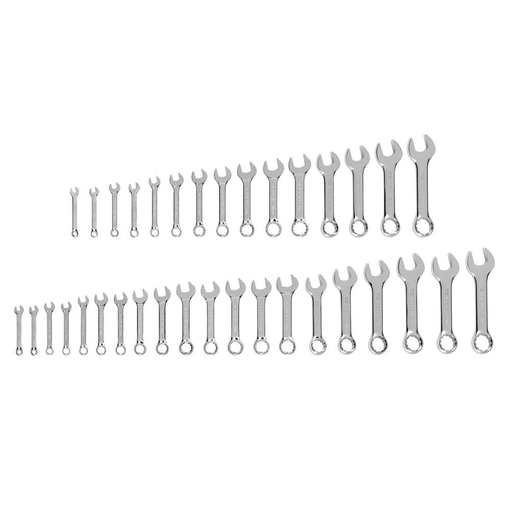 1/4 - 1 in., 6 - 24 mm Stubby Combination Wrench Set (34-Piece) price history on PriceWatchPro