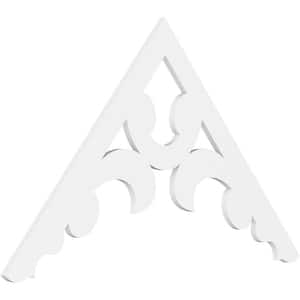 Pitch Vienna 1 in. x 60 in. x 37.5 in. (14/12) Architectural Grade PVC Gable Pediment Moulding