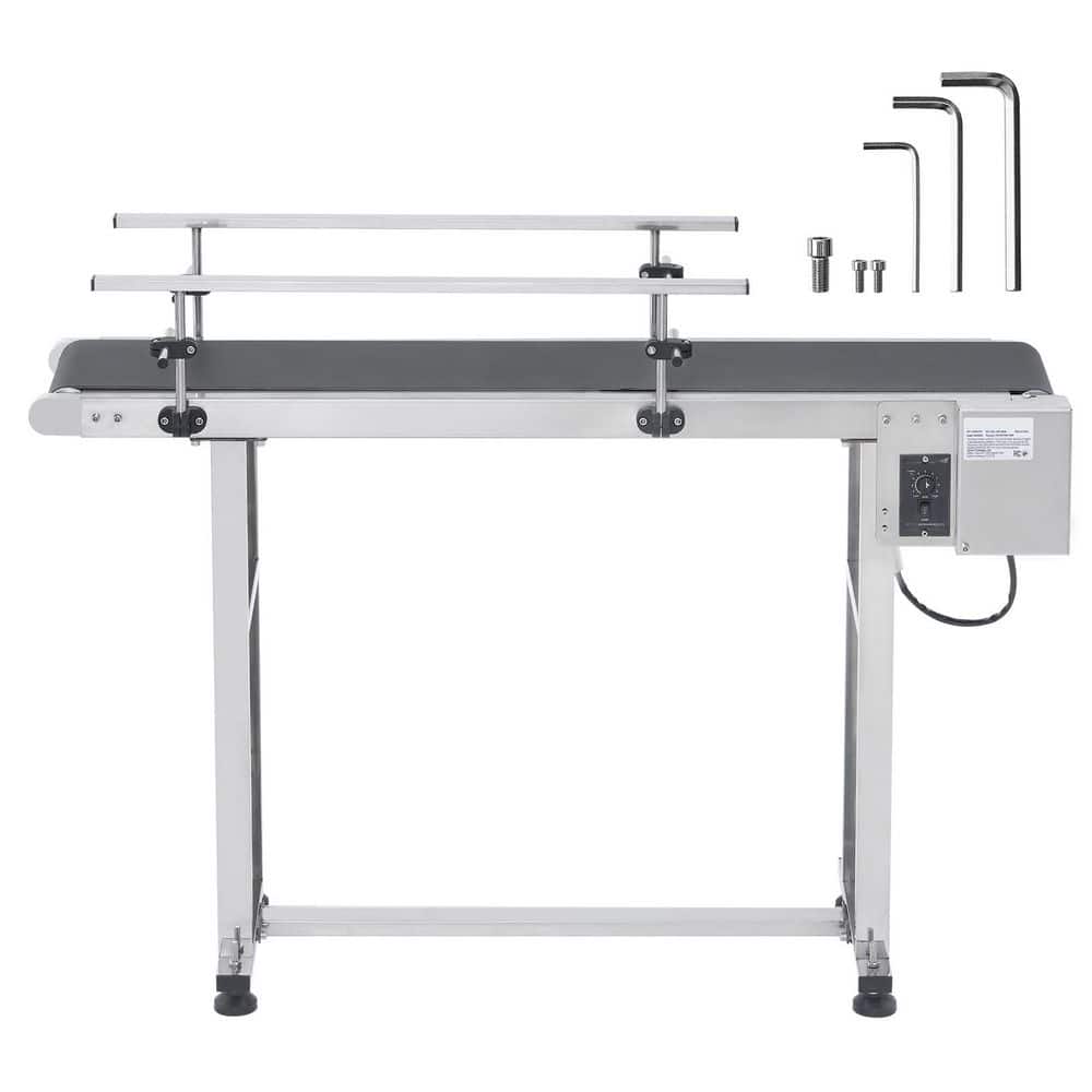 Belt Conveyor, 47 x 7.8 in. Conveyor Table, Heavy Duty Stainless Steel Motorized Belt Conveyor, Adjustable Speed price history on PriceWatchPro