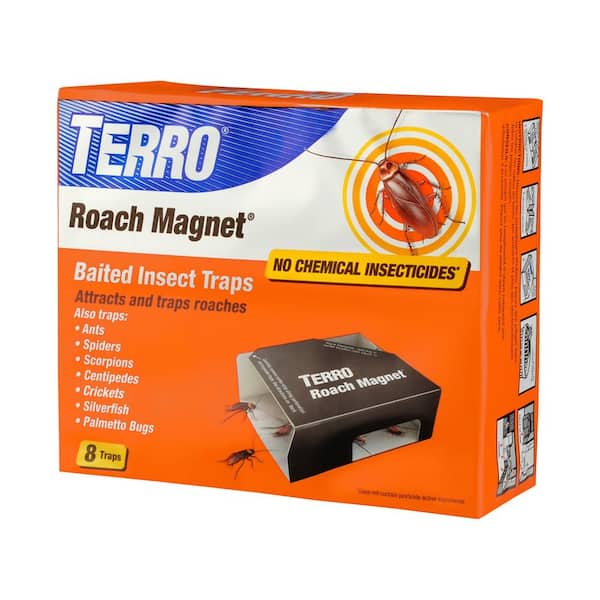 Roach Magnet Baited Insect Traps (8-Pack)