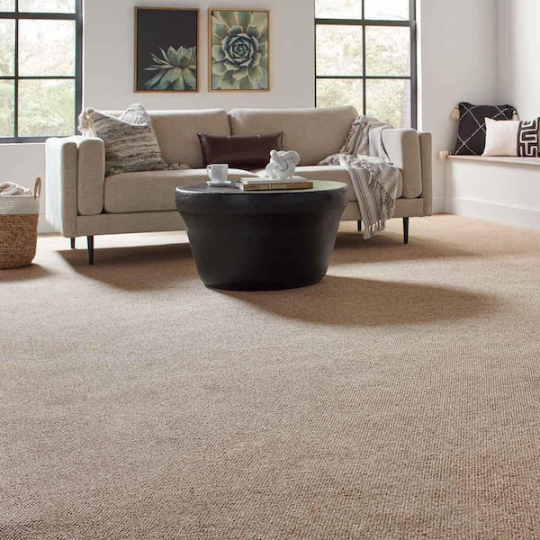 Hanville - Salutation - Brown 27 oz. SD Polyester Loop Carpet - Installation Required