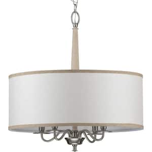 Durrell Collection 4-Light Brushed Nickel Chandelier