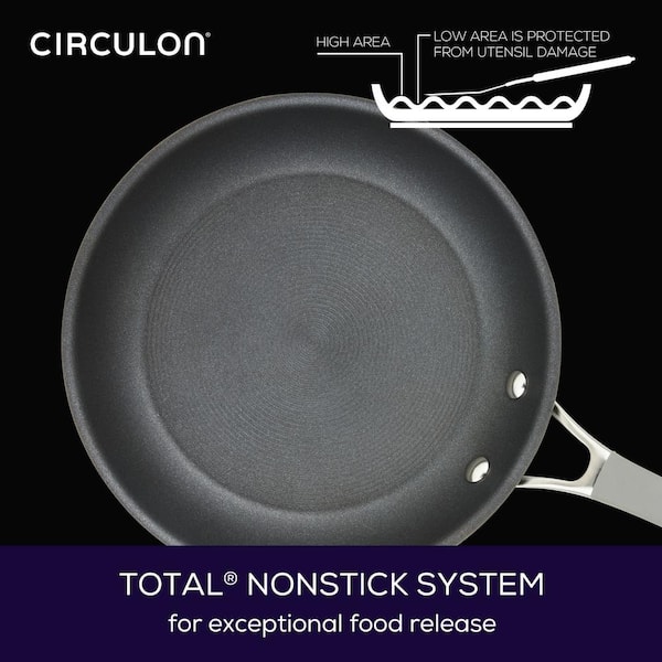 Circulon Total Hard Anodized Nonstick 12-Piece Cookware Set 