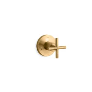 Purist 1-Handle Valve Handle in Vibrant Brushed Moderne Brass (Valve Not Included)